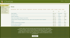 Desktop Screenshot of forum.citatum.hu