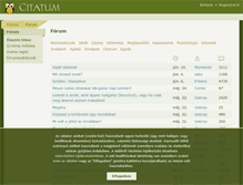 Tablet Screenshot of forum.citatum.hu